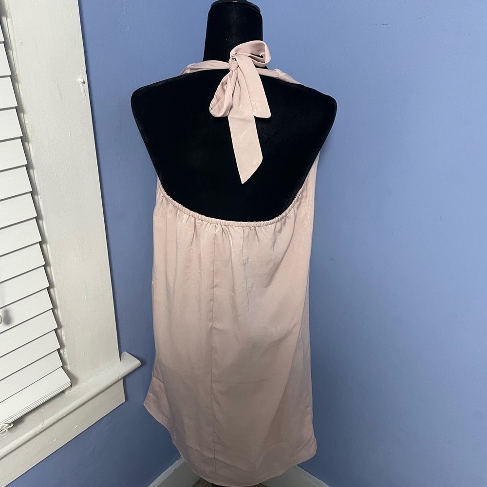 Halter Cowl Neck Mini Dress - Picture 3 of 5